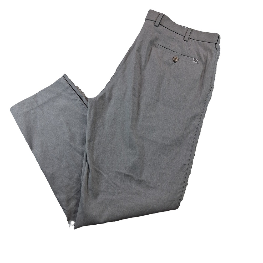 Peter Millar Crown Sport Pants 36/30 Gray Performance Stretch MF20EB50FB